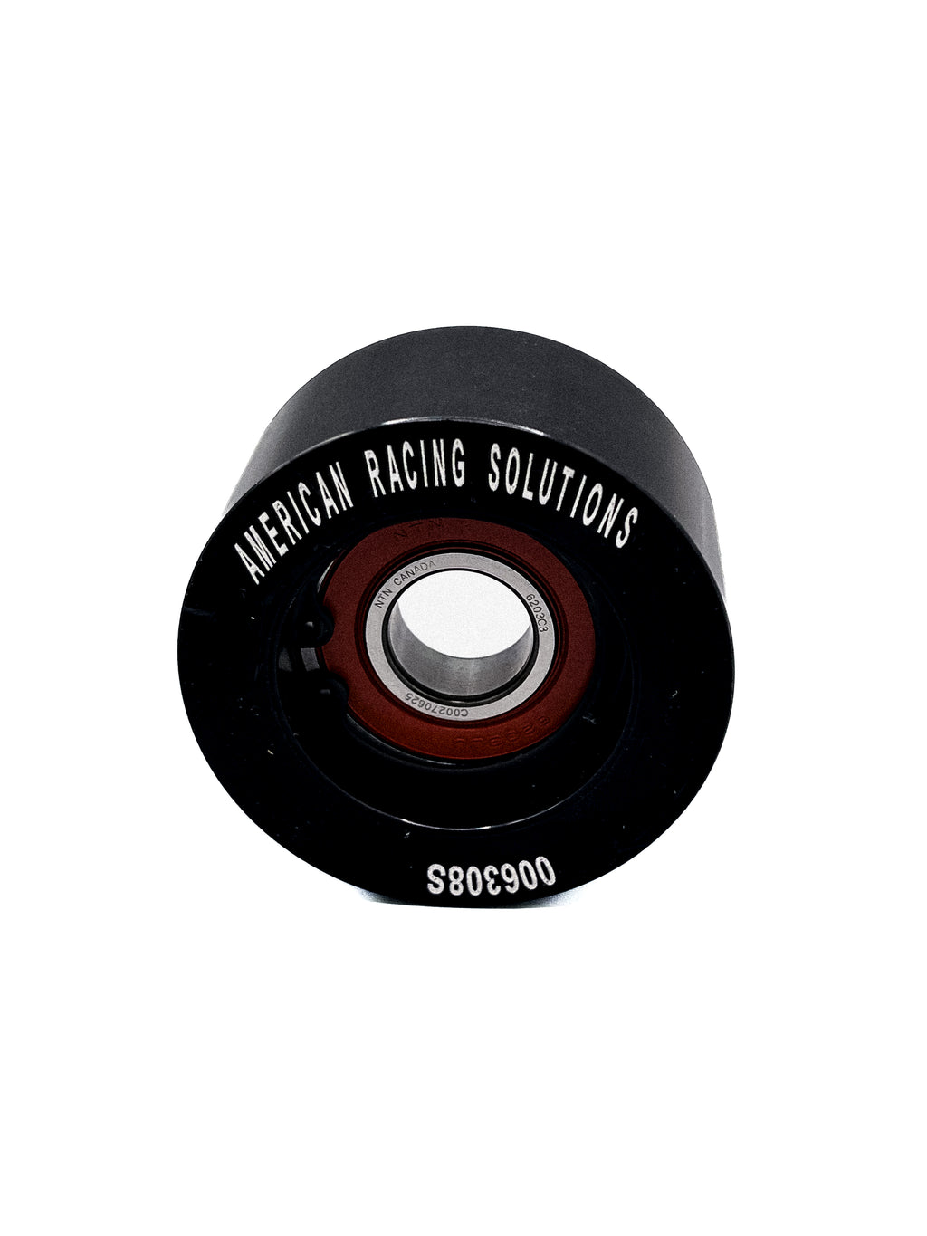 Billet 63mm 8 Rib Smooth Pulley - Black