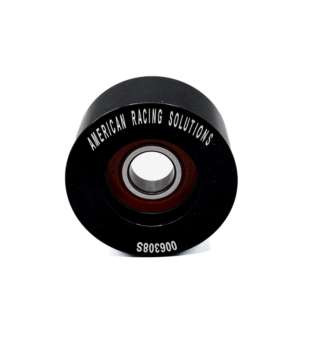 Billet 63mm 8 Rib Smooth Pulley - Black