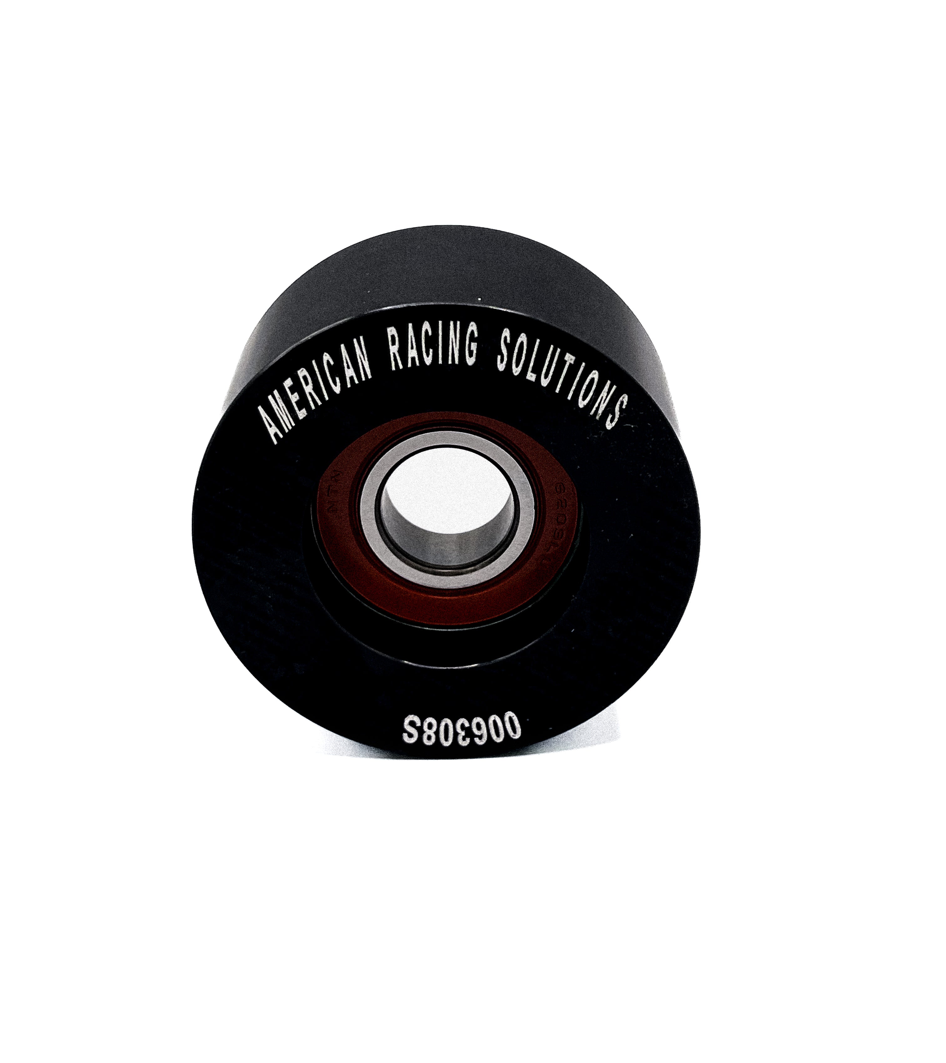 Billet 63mm 8 Rib Smooth Pulley - Black